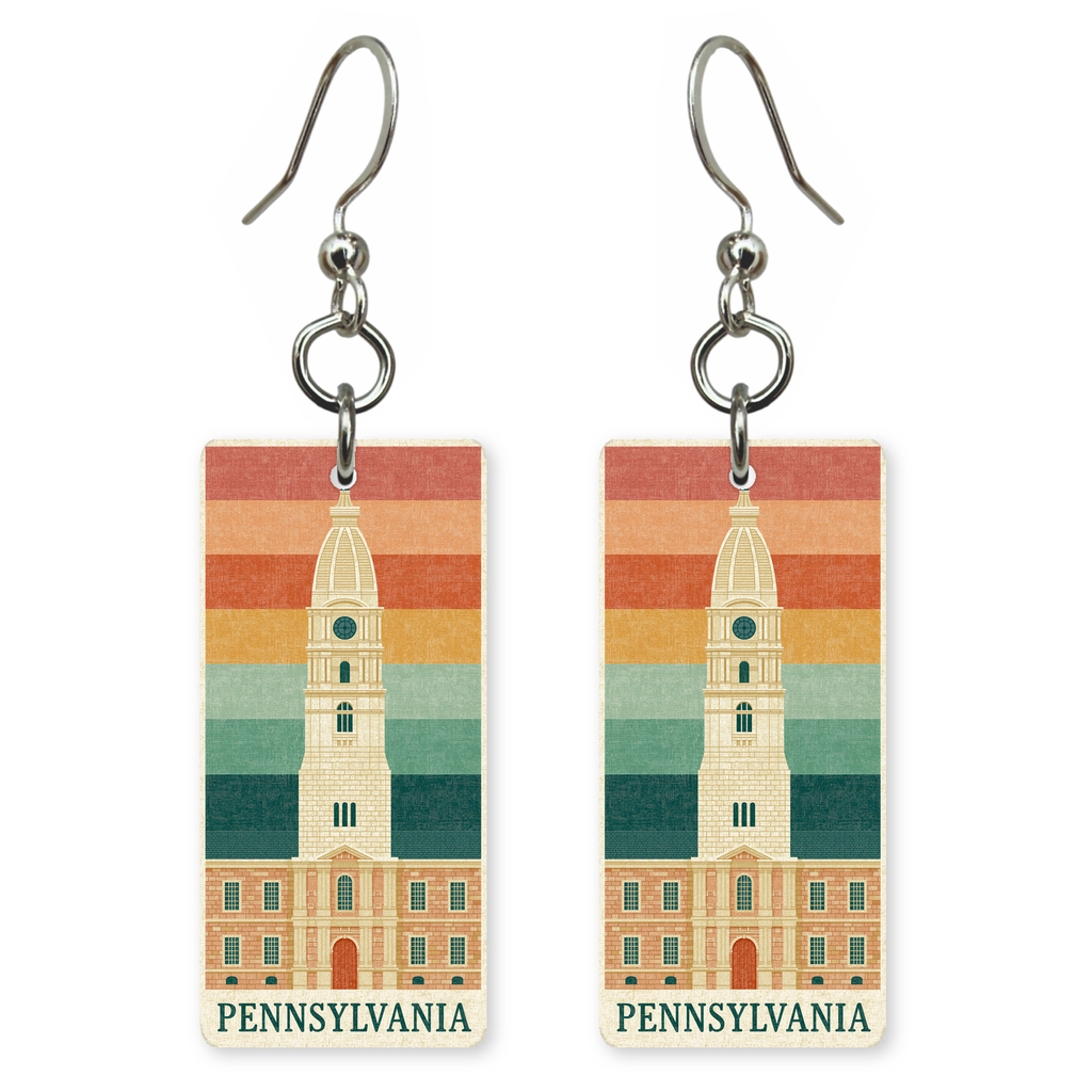 She's Choosing Pennsylvania Earrings | Pennsylvania Clocktower