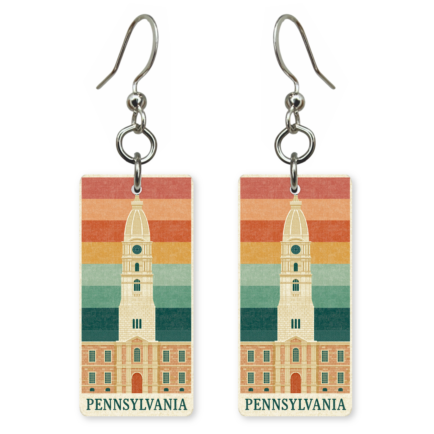 She's Choosing Pennsylvania Earrings | Pennsylvania Clocktower