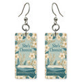 Wheat Florals — She's Choosing earrings, shown as a pair