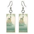 She's Choosing Rhode Island Earrings | Newport Chateau Cliffs