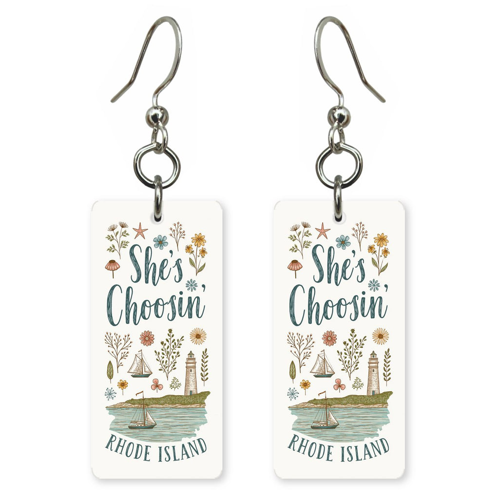 Coastal Icons — She's Choosing earrings, shown as a pair