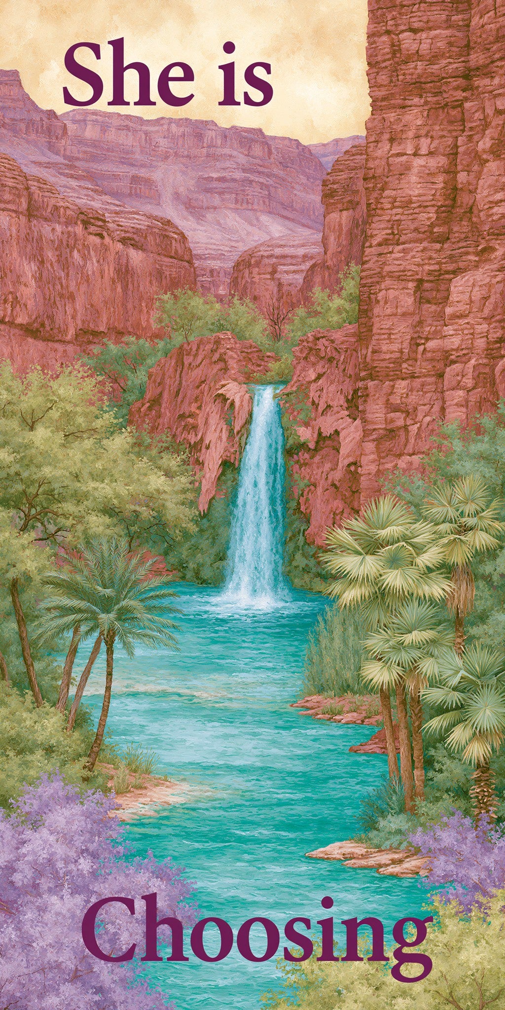 Havasu Falls Surrounded — full design art