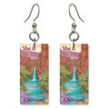 Havasu Falls Surrounded — She's Choosing earrings, shown as a pair