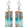 Havasu Falls Swimmers Crystal — She's Choosing earrings, shown as a pair