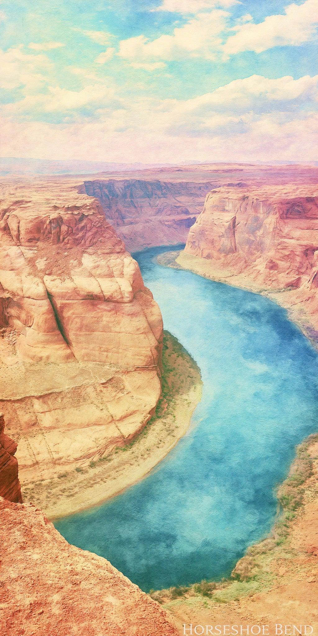Horseshoe Bend Dramatic Curve — full design art