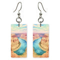 Horseshoe Bend Dramatic Curve — She's Choosing earrings, shown as a pair