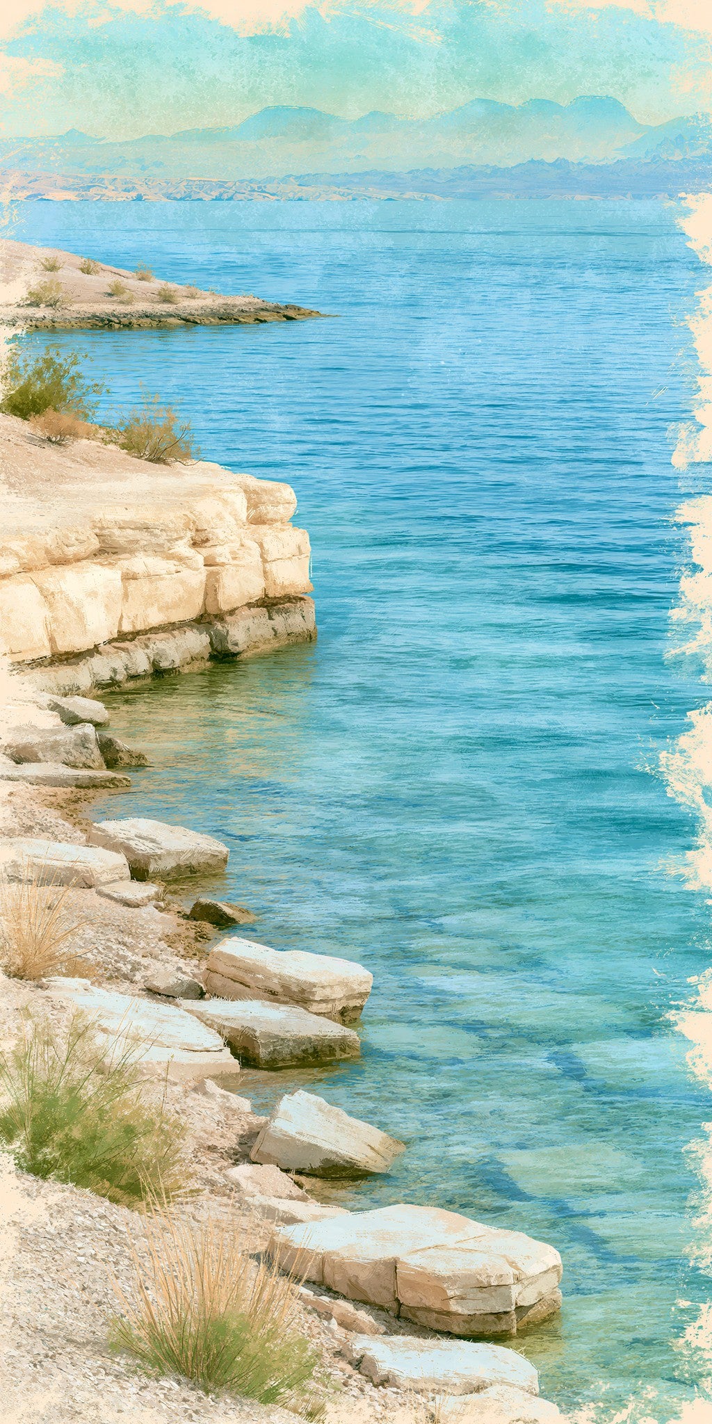 Lake Havasu Shoreline Desert — full design art