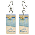 London Bridge Lake Havasu — She's Choosing earrings, shown as a pair
