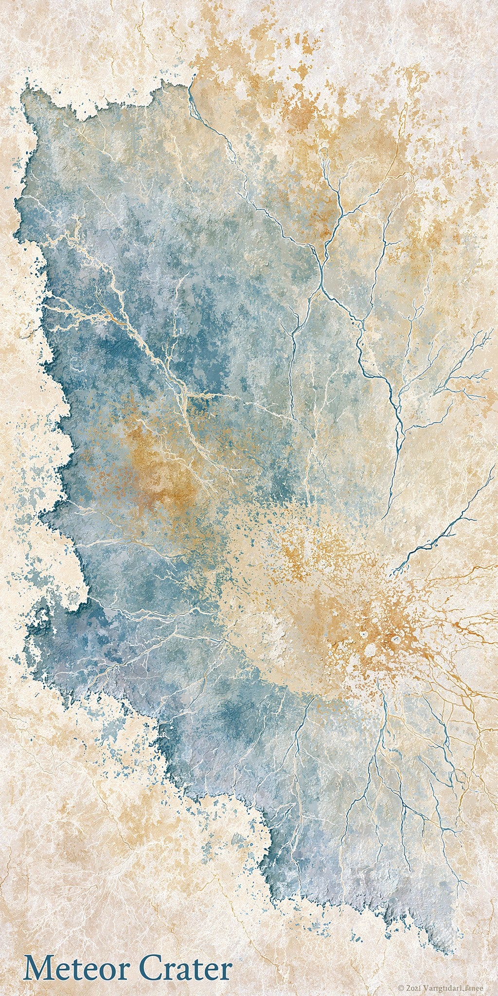 Meteor Crater Vast Impact — full design art