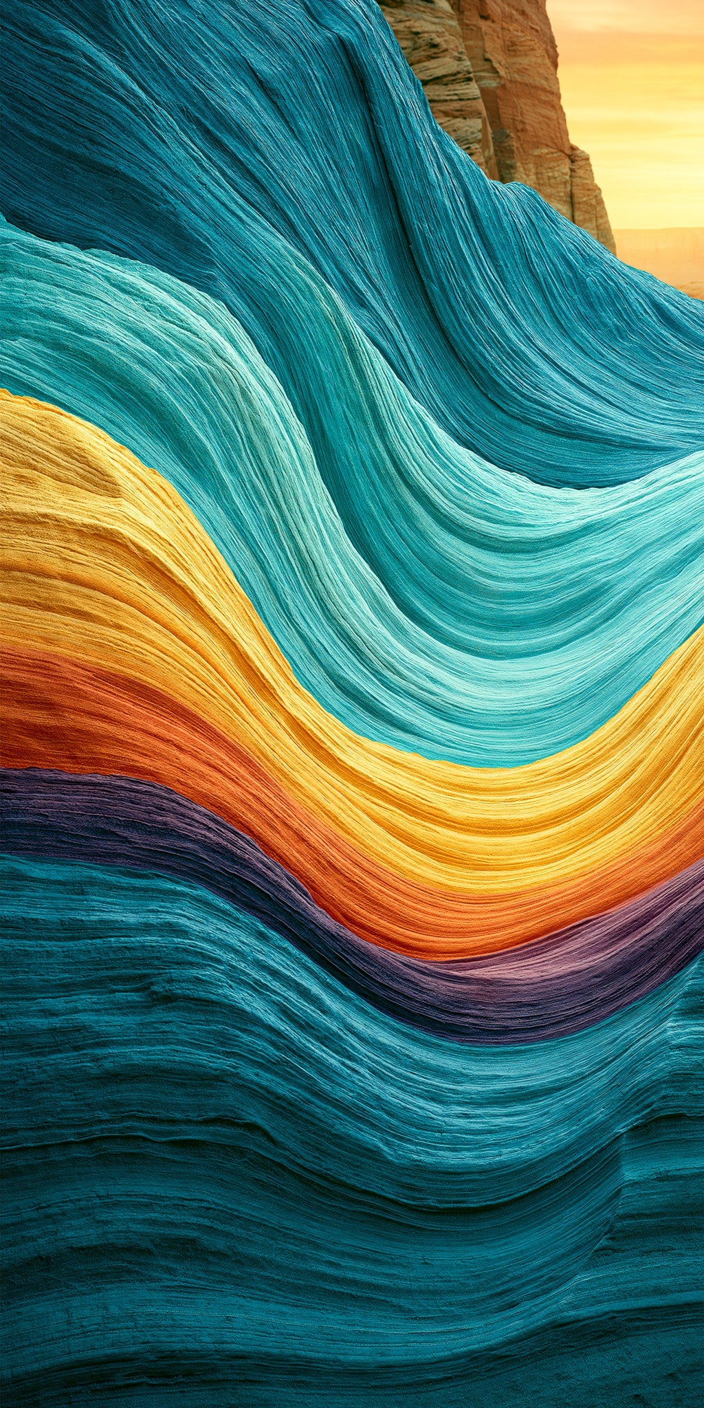 Antelope Canyon Abstract Wave — full design art