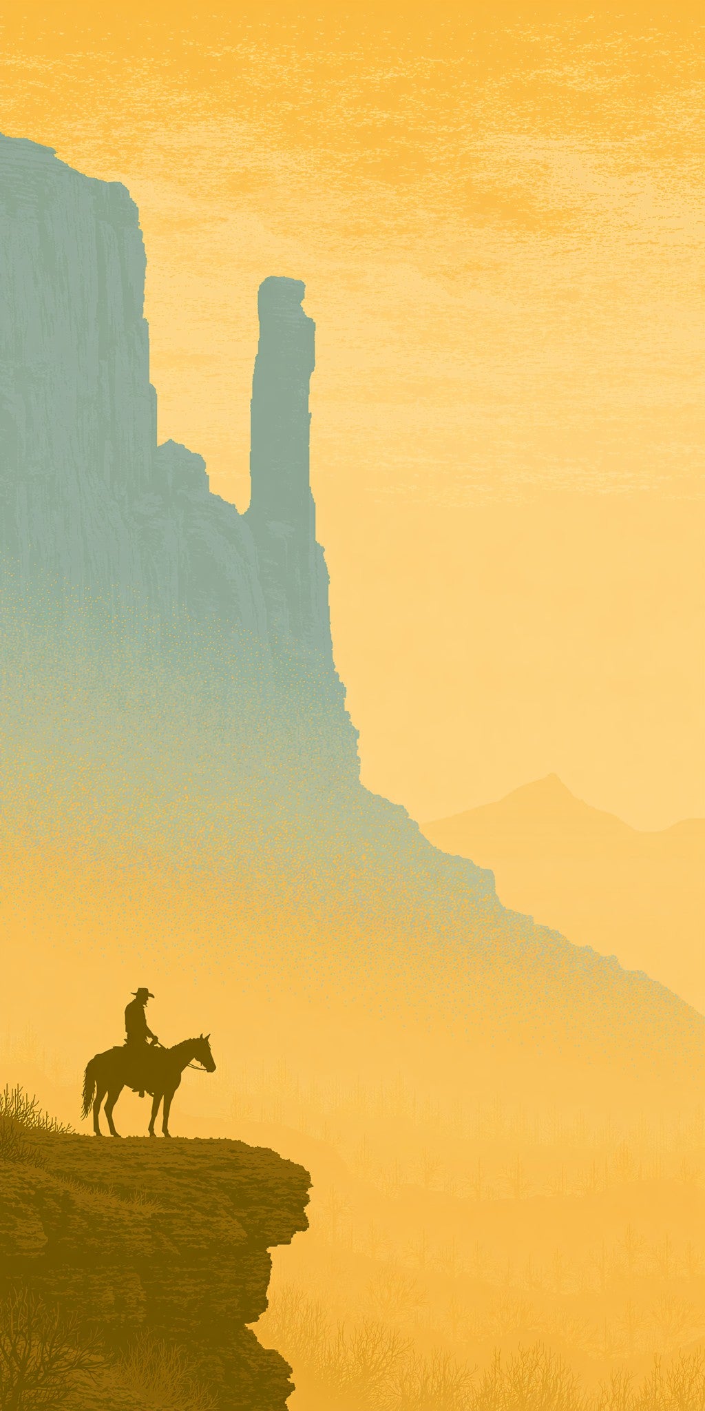 Monument Valley Lone Horse — full design art