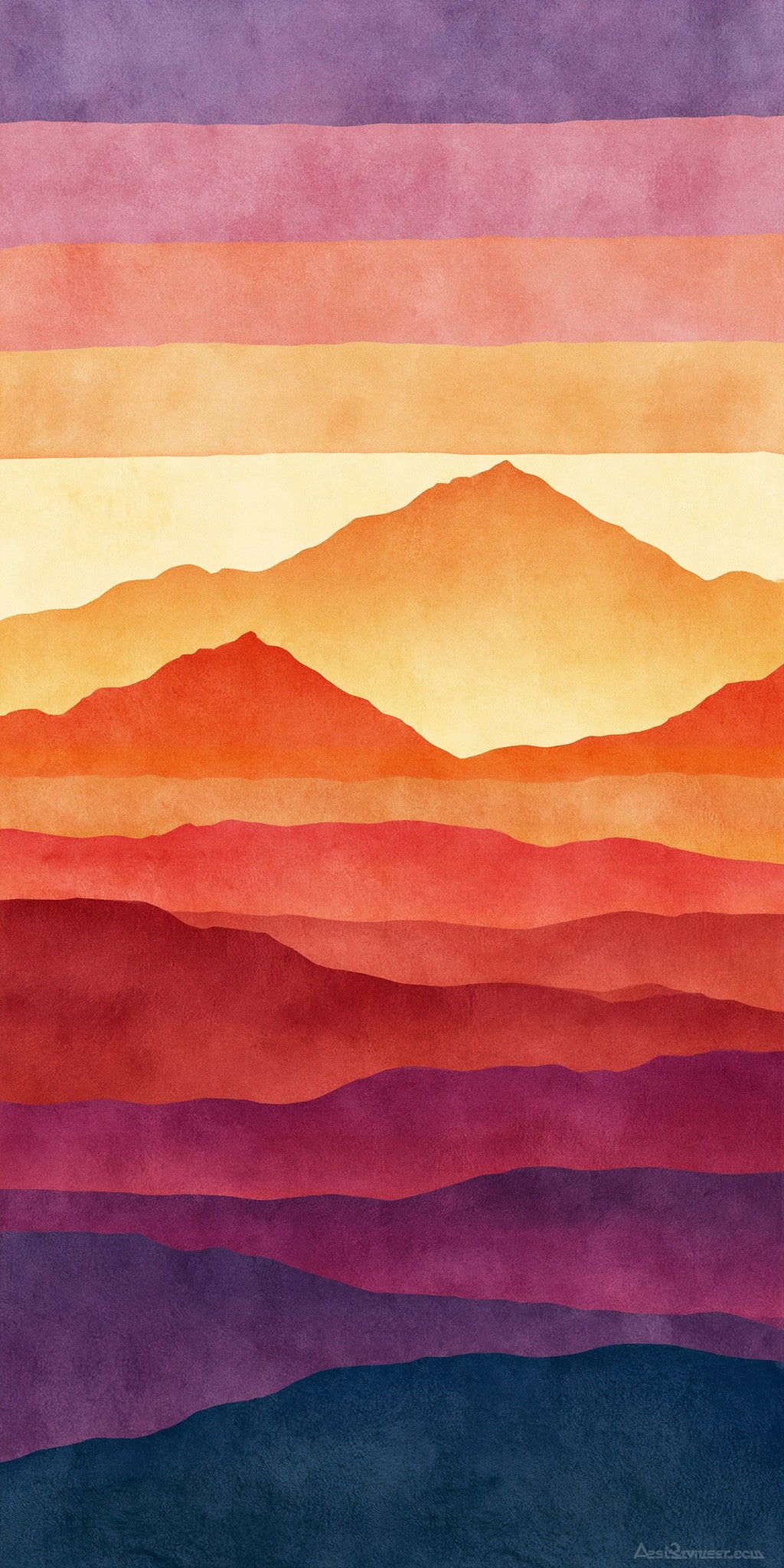 Painted Desert Badlands Striped — full design art