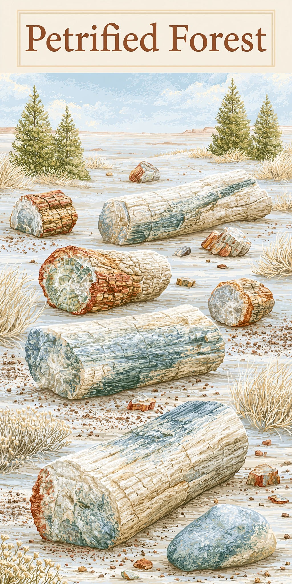 Petrified Forest National Park — full design art