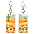 Saguaro National Park Blooming — She's Choosing earrings, shown as a pair