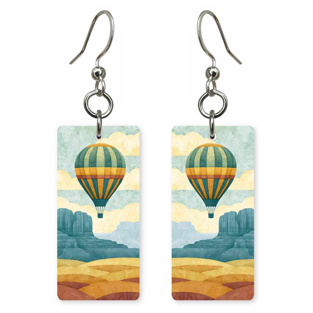Sedona Art — She's Choosing earrings, shown as a pair