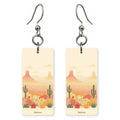 Sedona Red Rock Buttes — She's Choosing earrings, shown as a pair