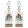 Superstition Mountains Shrouded Mist — She's Choosing earrings, shown as a pair
