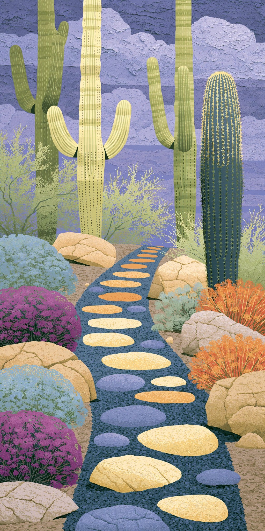 Superstition Wilderness Trail Winding — full design art