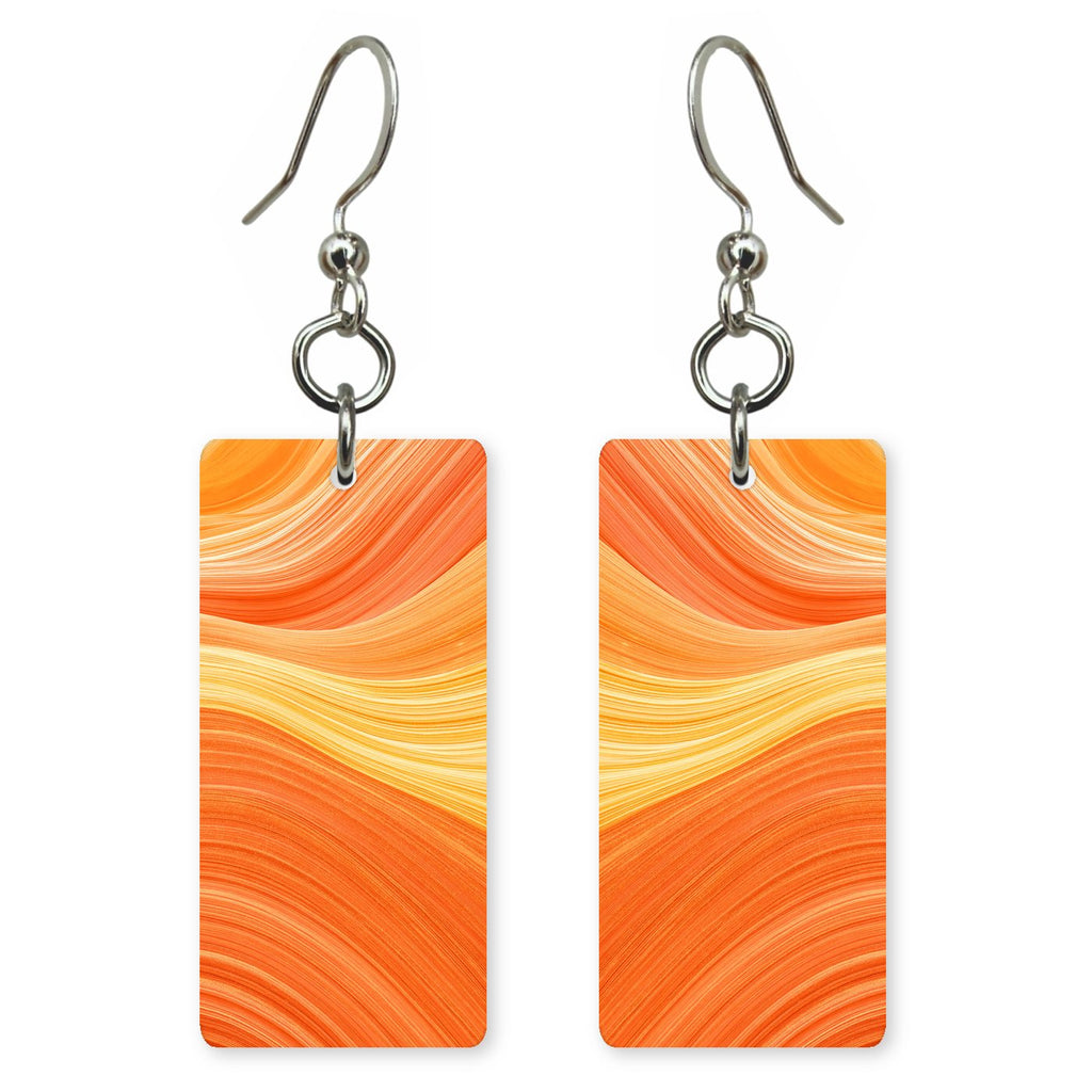 Upper Antelope Canyon Swirling — She's Choosing earrings, shown as a pair