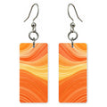 Upper Antelope Canyon Swirling — She's Choosing earrings, shown as a pair