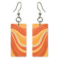 Upper Antelope Canyon Swirling — She's Choosing earrings, shown as a pair