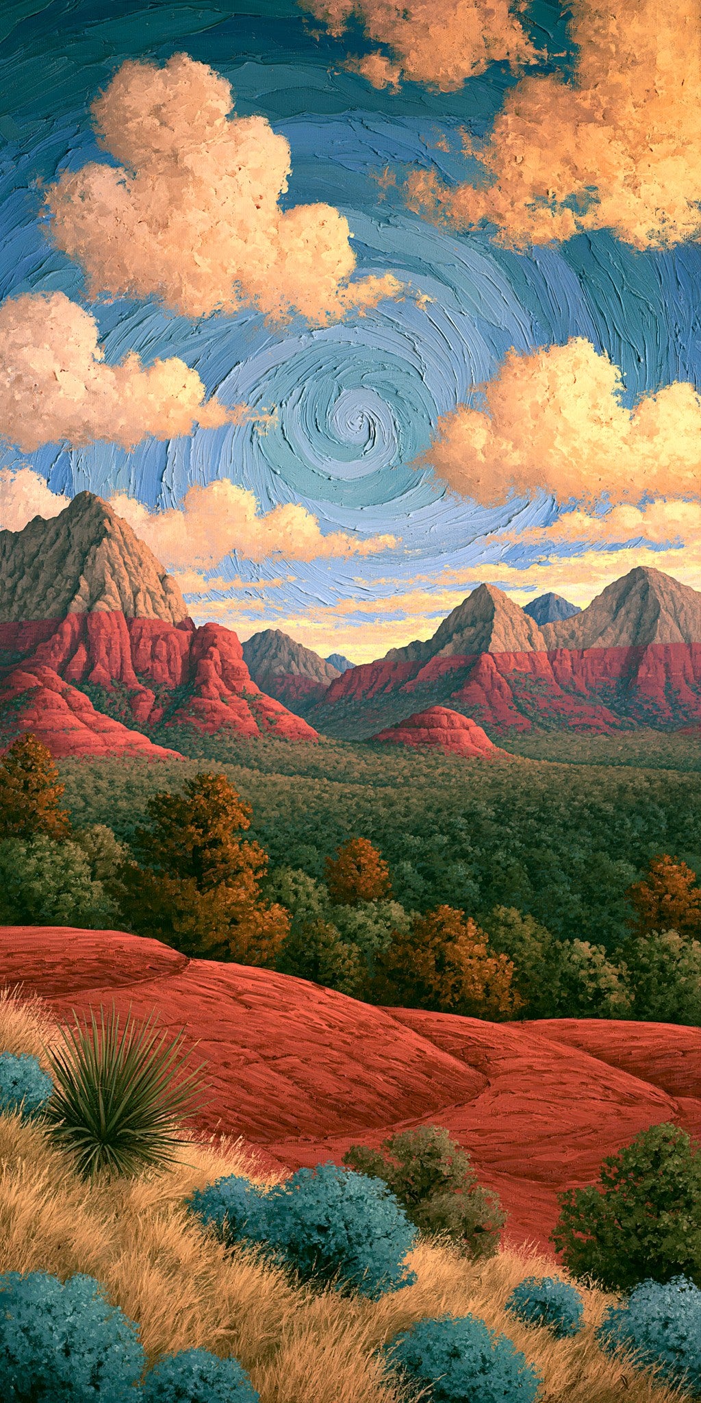 Sedona Arizona Vortex — full design art