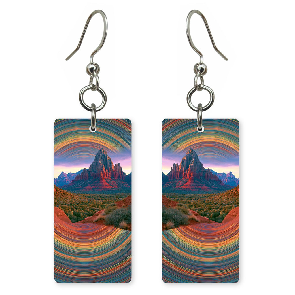 Sedona Arizona Vortex — She's Choosing earrings, shown as a pair
