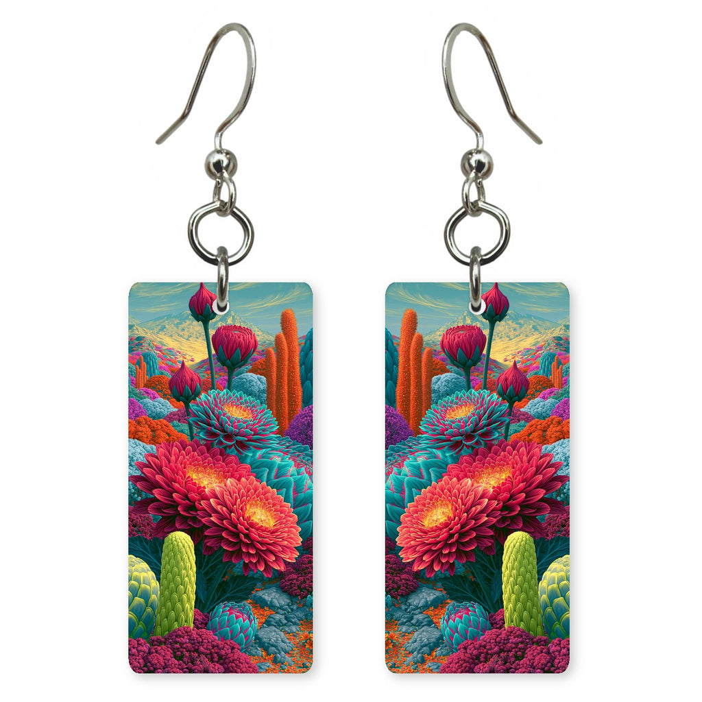 Kytak Alien Planet Botanical — She's Choosing earrings, shown as a pair