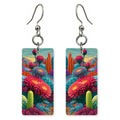Kytak Alien Planet Botanical — She's Choosing earrings, shown as a pair