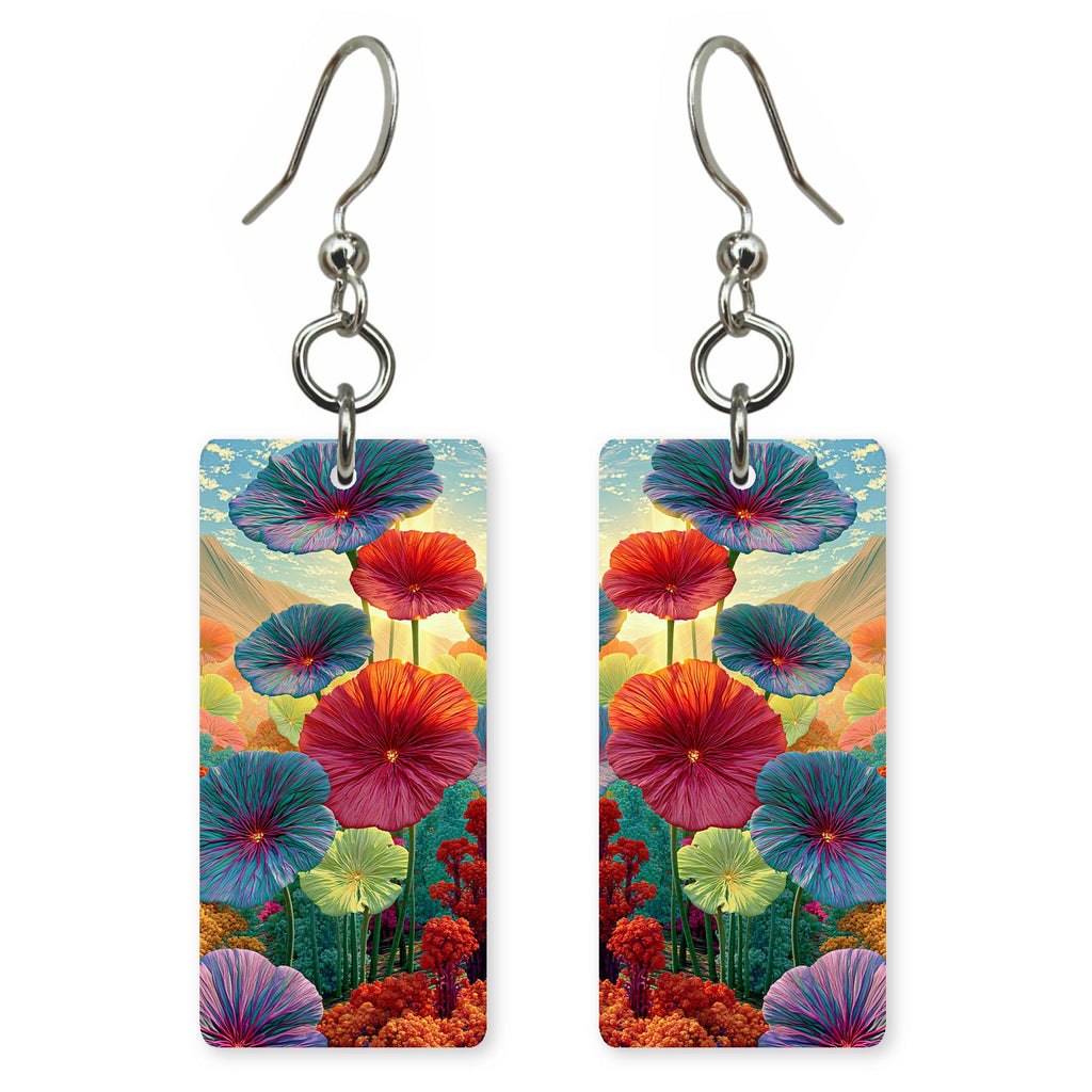 Kytak Alien Planet Botanical — She's Choosing earrings, shown as a pair