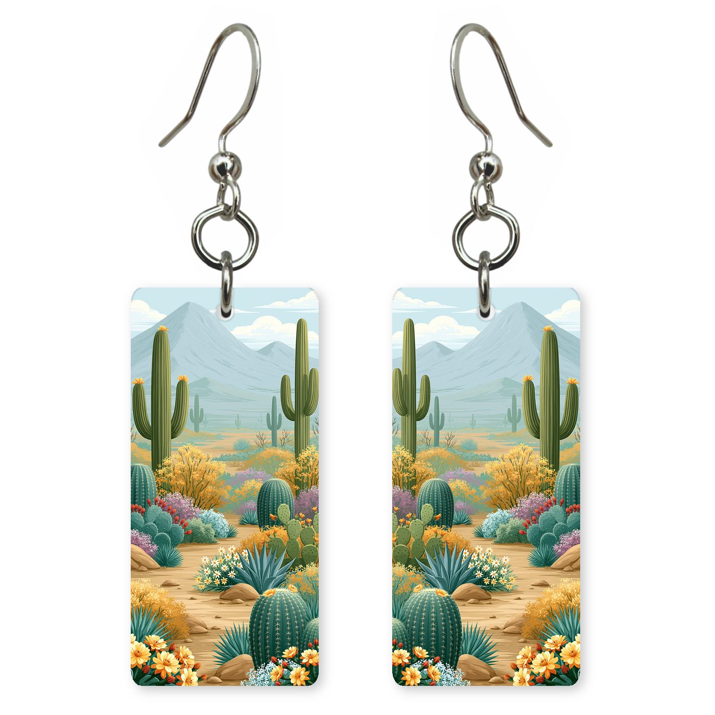 Desert — She's Choosing earrings, shown as a pair