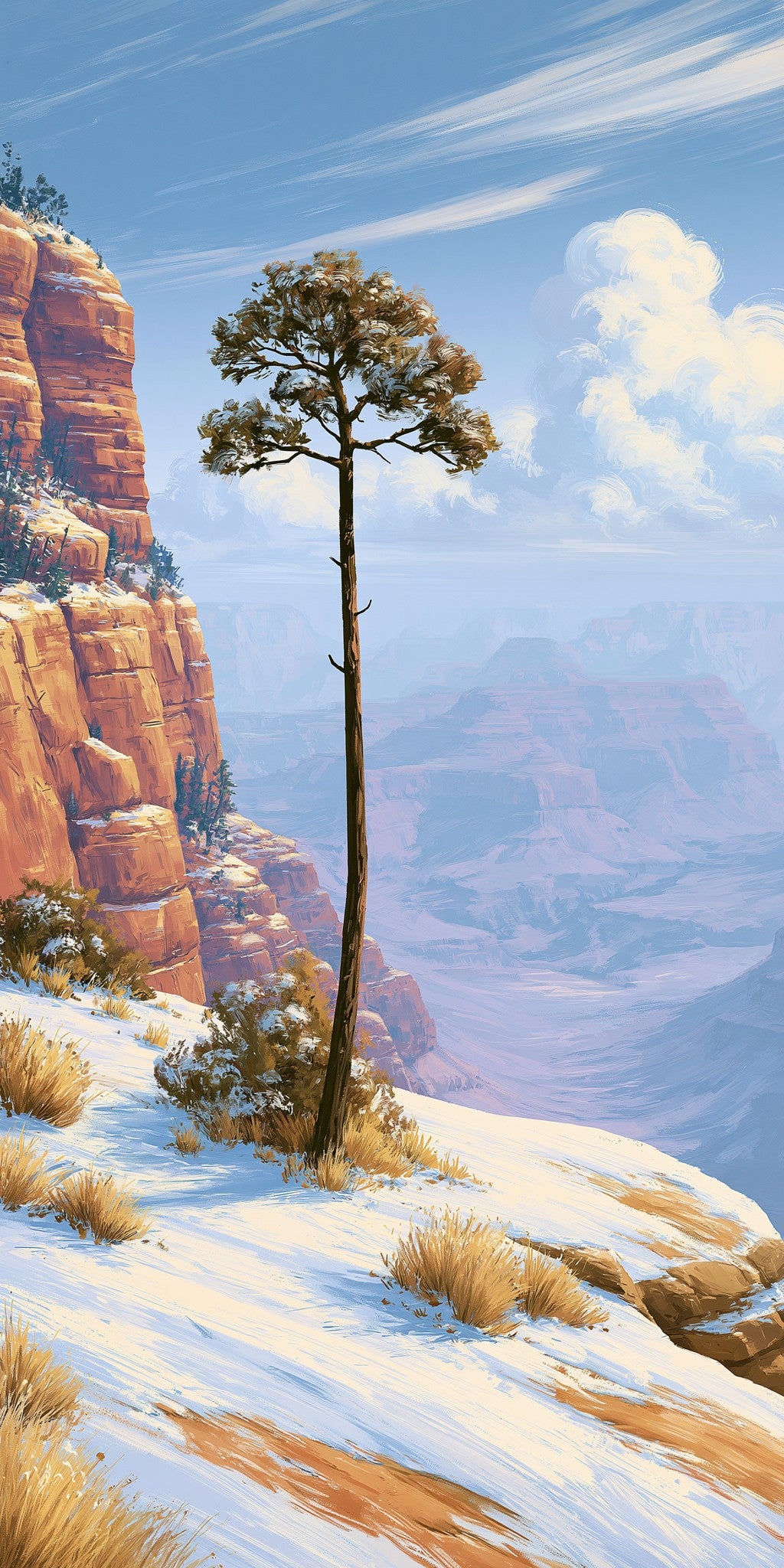 Grand Canyon Winter Dusting — full design art