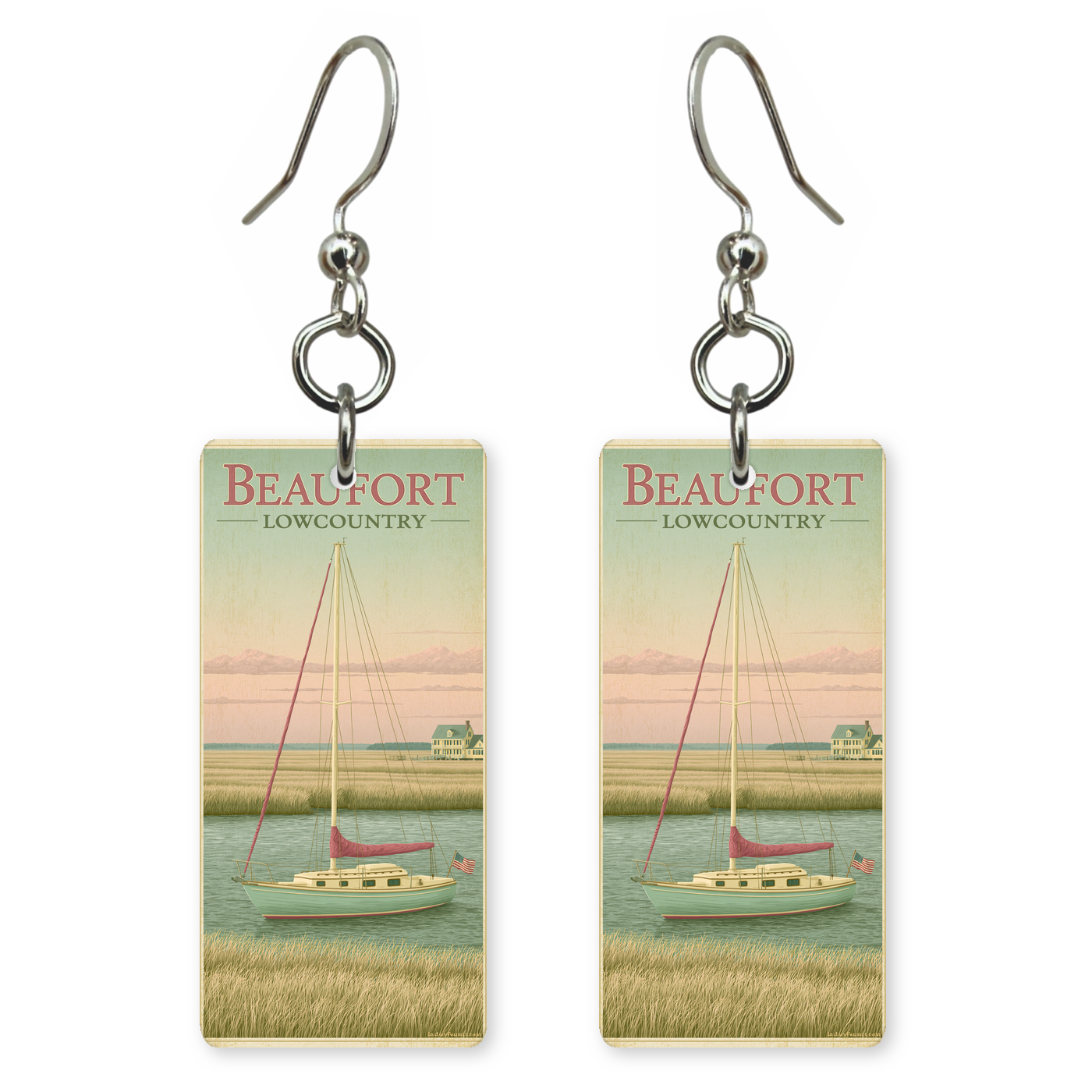 She's Choosing South Carolina Earrings | Beaufort Lowcountry