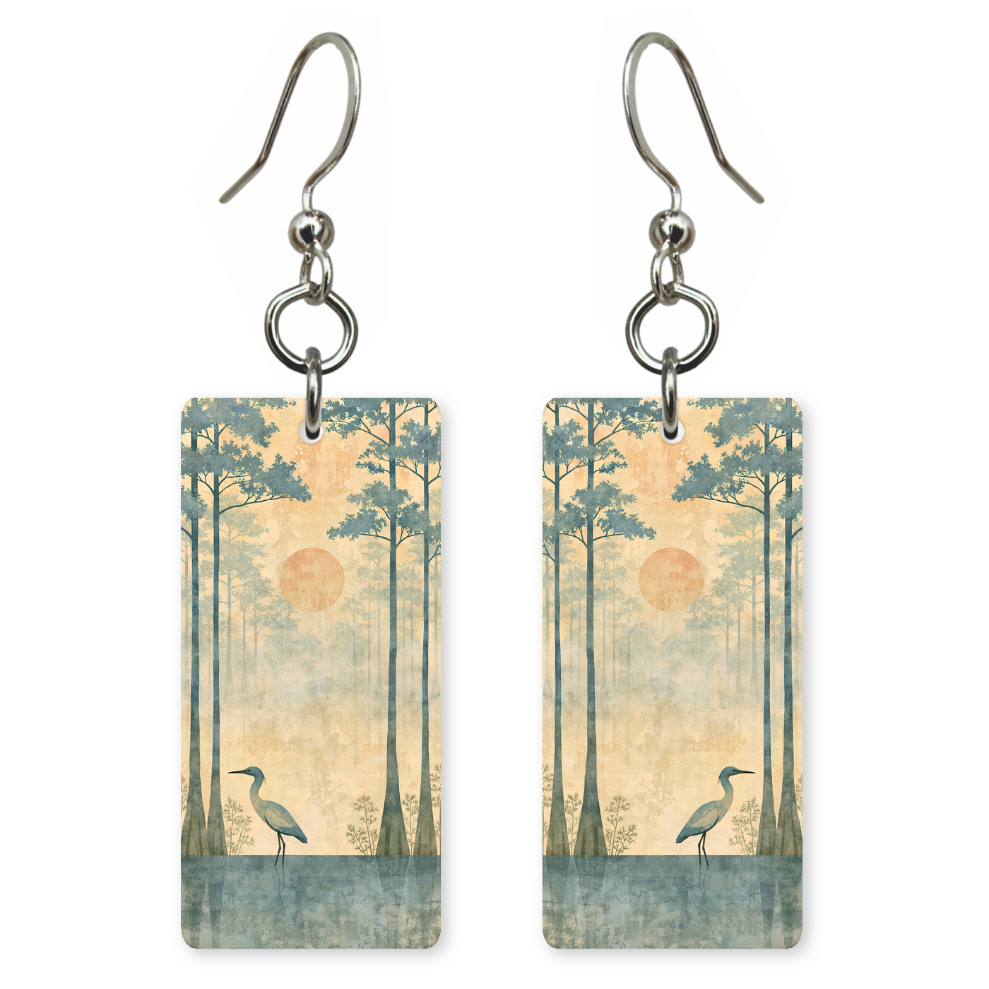 She's Choosing South Carolina Earrings | Green Cypress Reflections