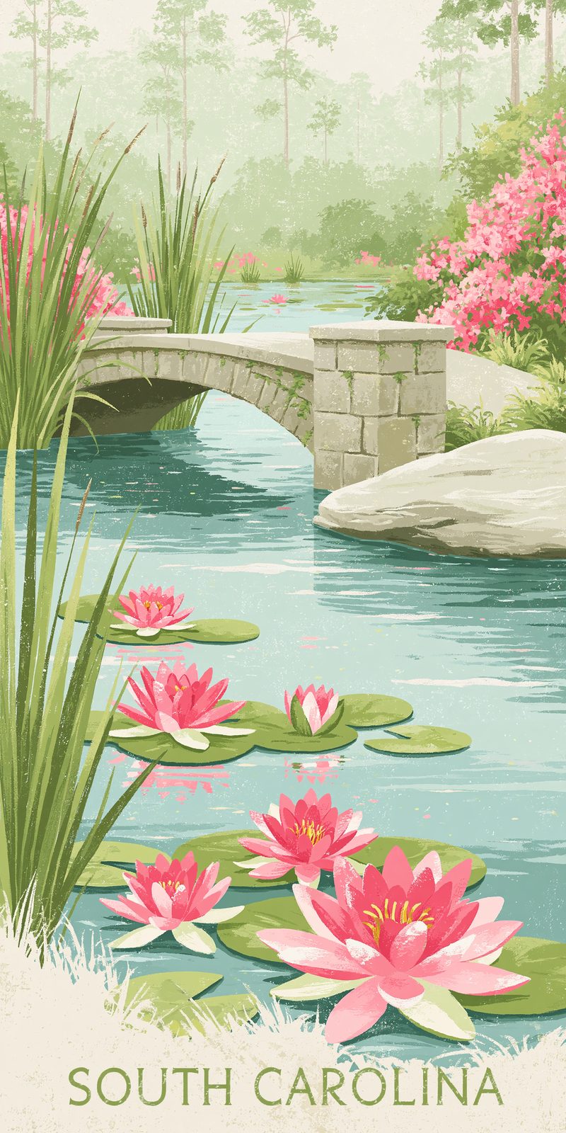 She's Choosing South Carolina Earrings | Lily Pond Bridge