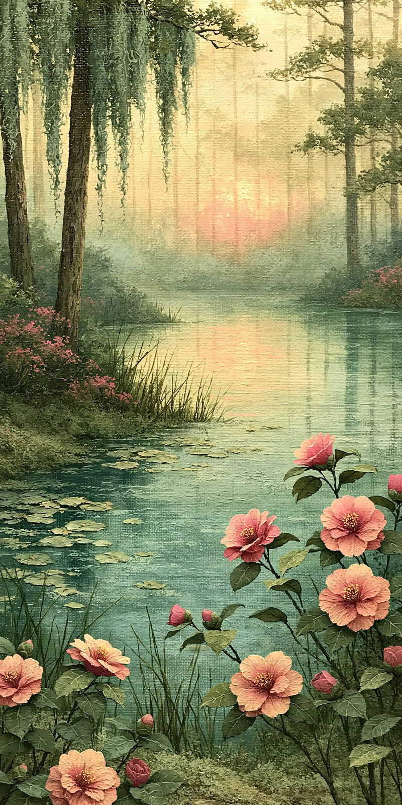 She's Choosing South Carolina Earrings | Camellia Forest Pond