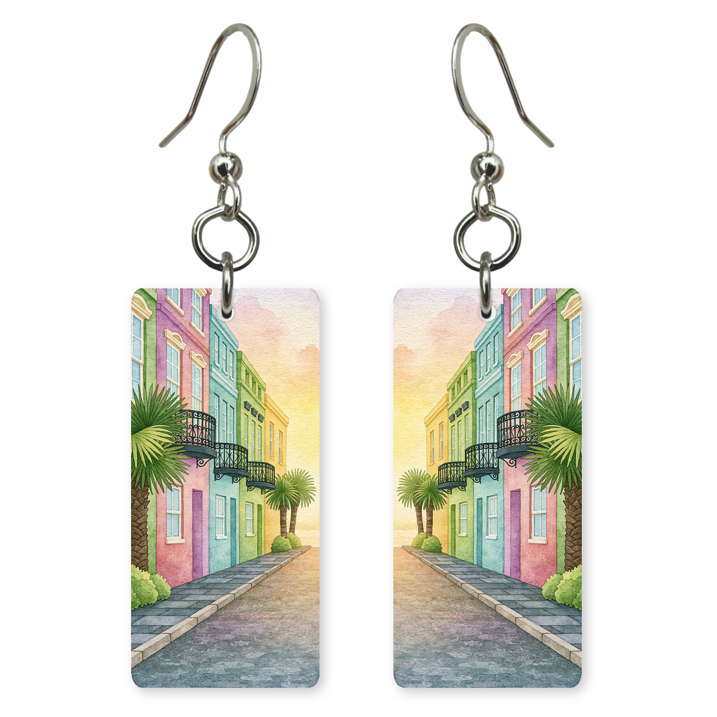 She's Choosing South Carolina Earrings | Rainbow Row