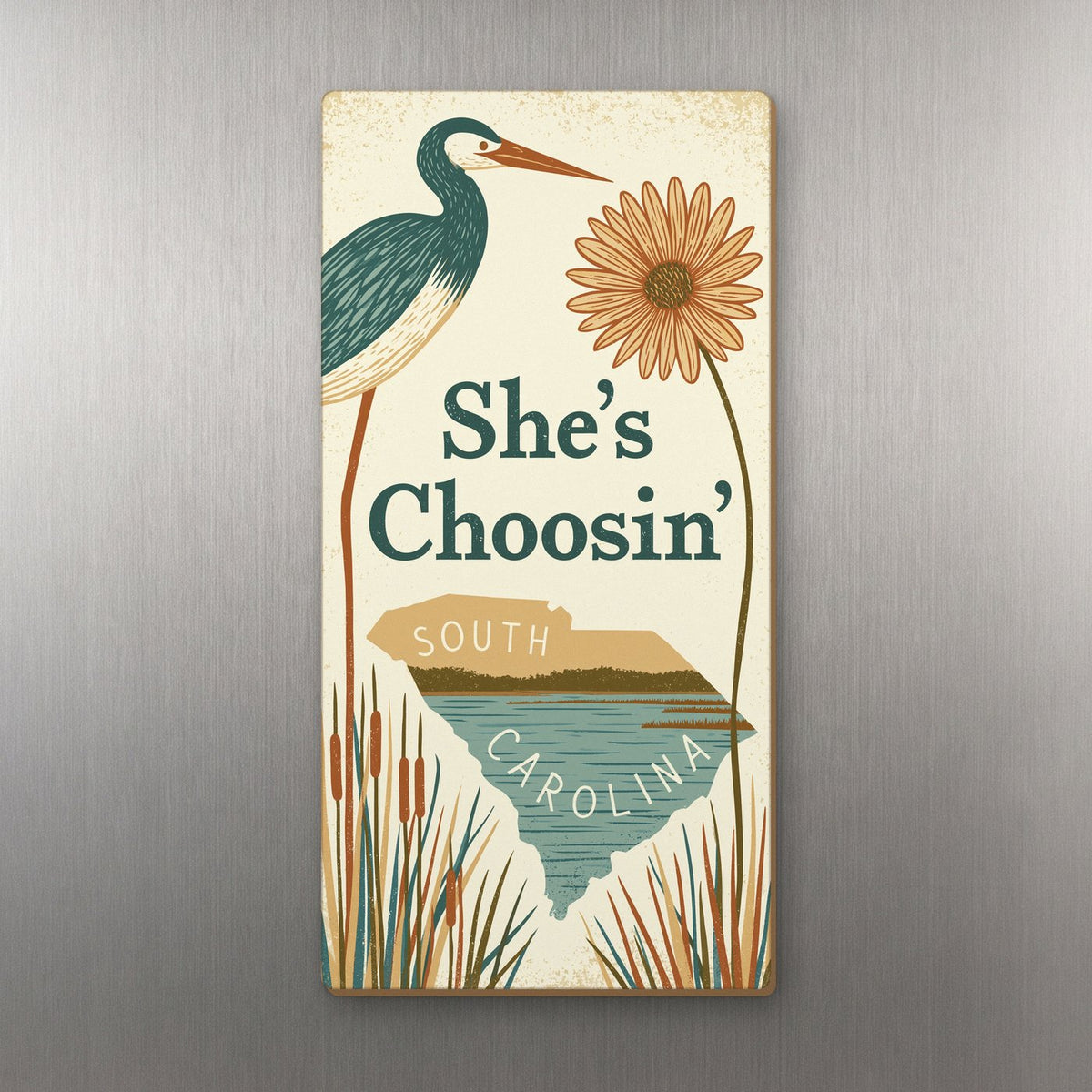 She's Choosing South Carolina Magnet | Heron Marsh | SC40D-M