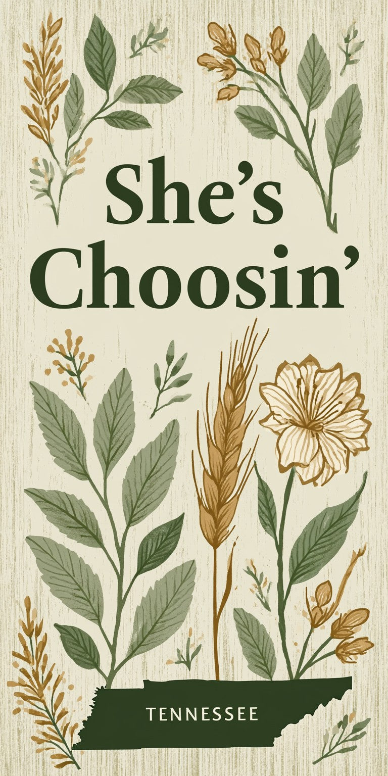 Botanical Frame — full design art