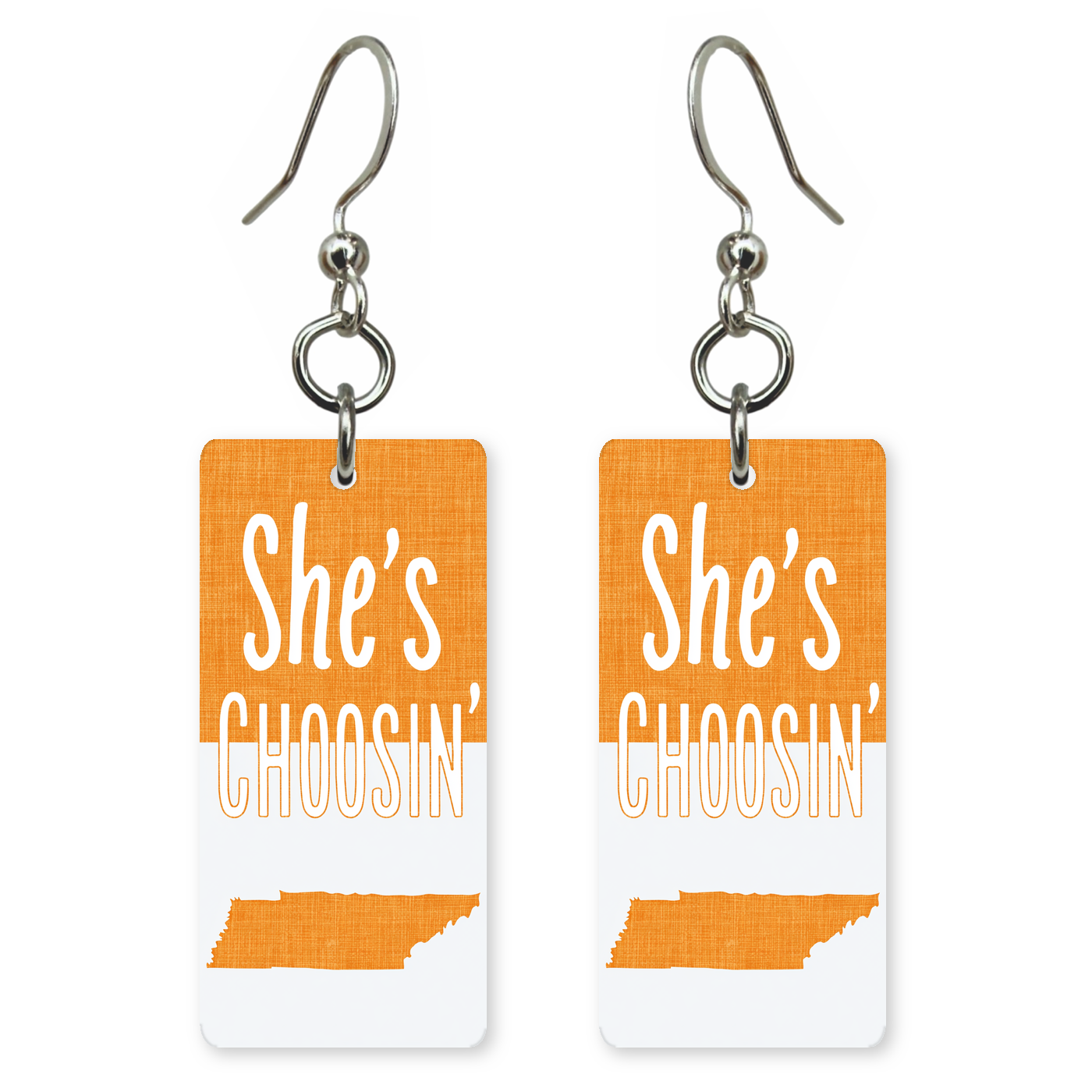 She's Choosing Tennessee Earrings | Choosin Tennessee State