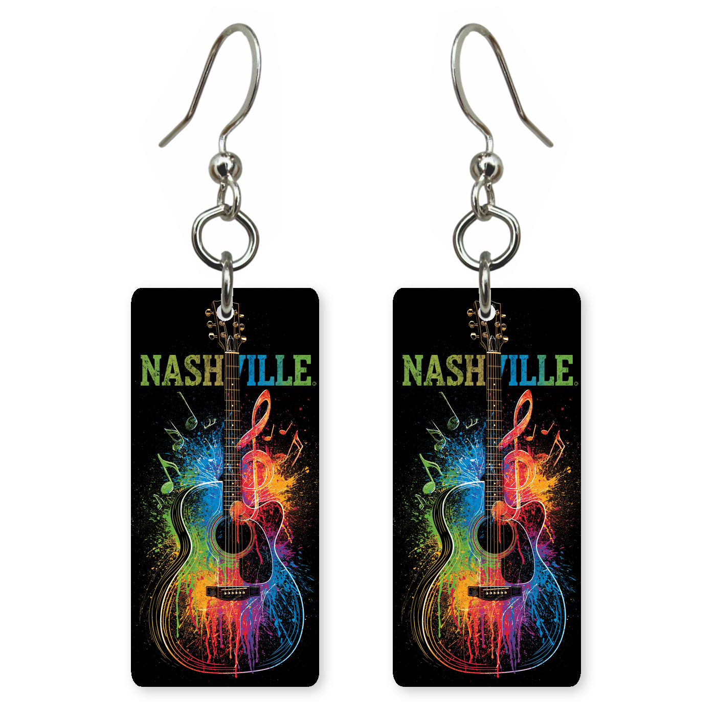 She's Choosing Tennessee Earrings | Nashville Music City