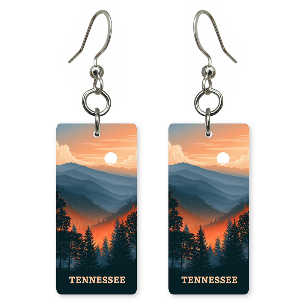 She's Choosing Tennessee Earrings | Tennessee Sunset Ridge