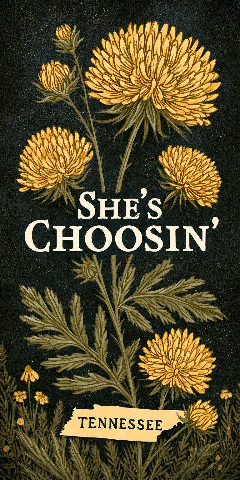 She's Choosing Tennessee Earrings | Choosin Chrysanthemums