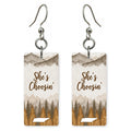 Smoky Mountains — She's Choosing earrings, shown as a pair