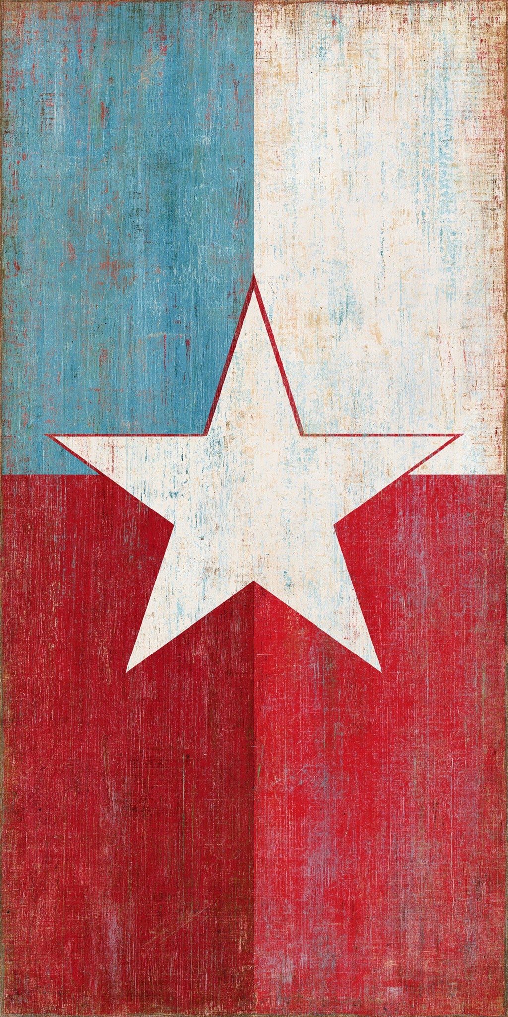 Texas Star Flag Art — full design art