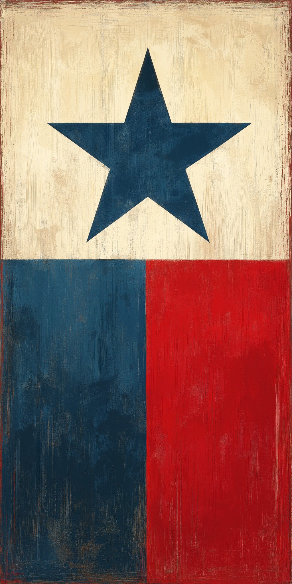 Texas Flag Art — full design art