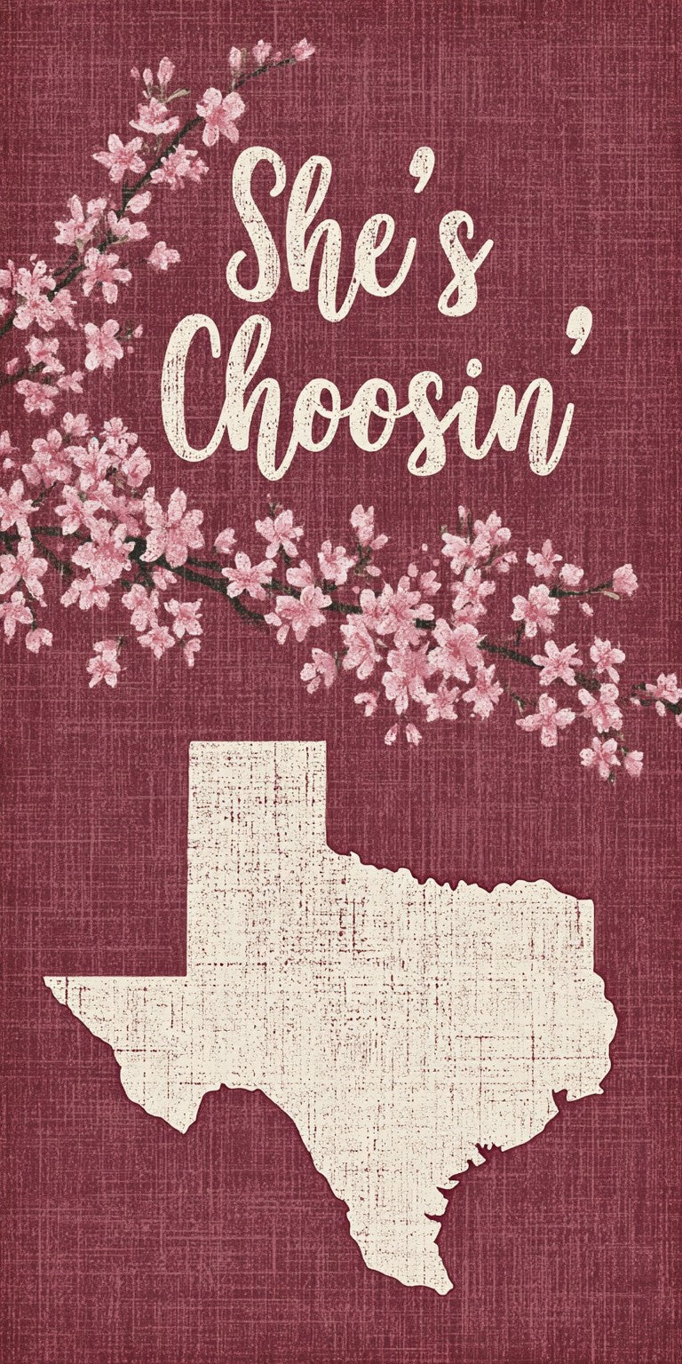 She's Choosing Texas Earrings | Texas Blossom Rose | SC43B48