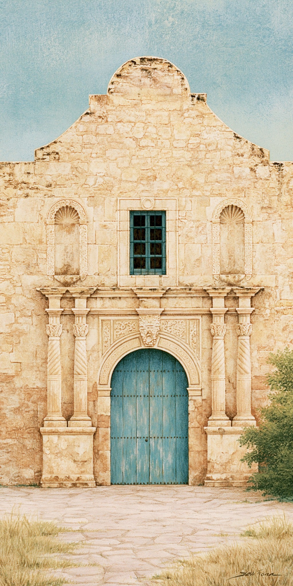 Texas Alamo Art — full design art