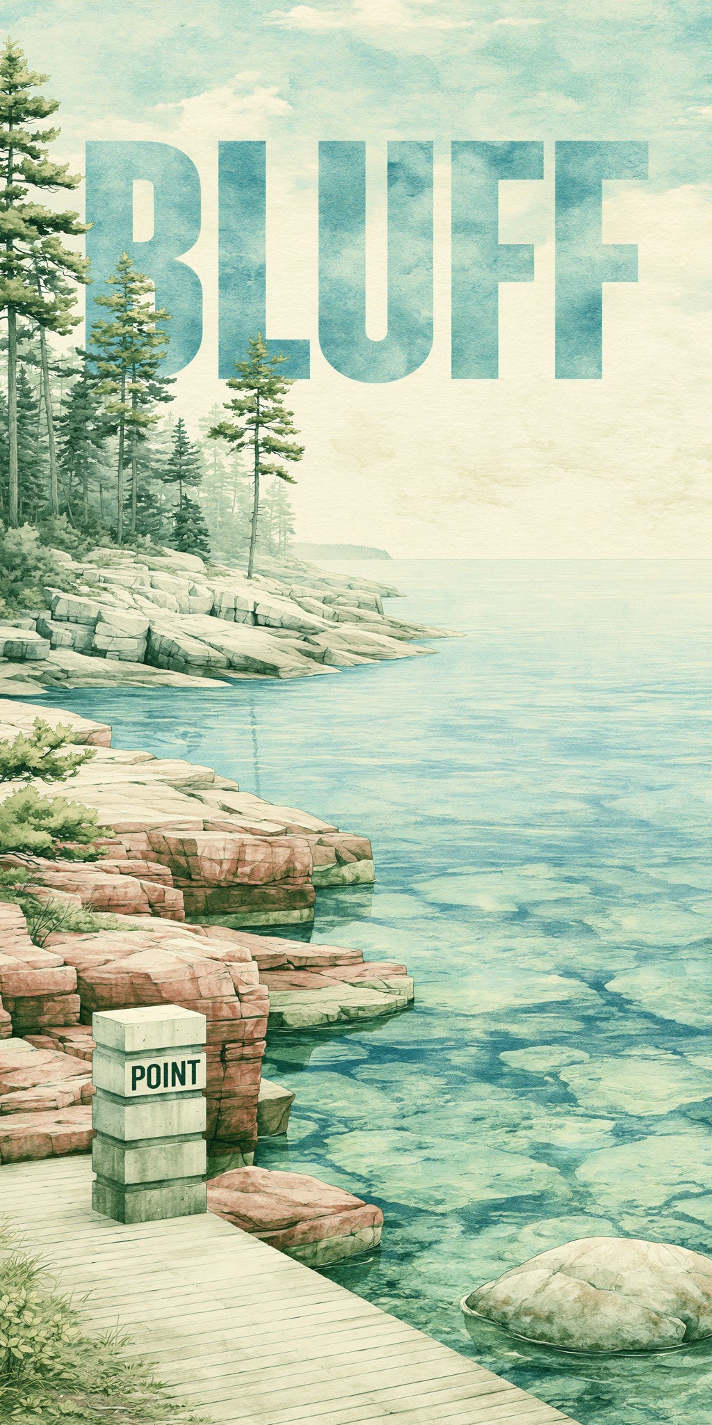Forrest Gump Point Text — full design art