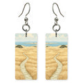 Frary Peak Trail Island — She's Choosing earrings, shown as a pair